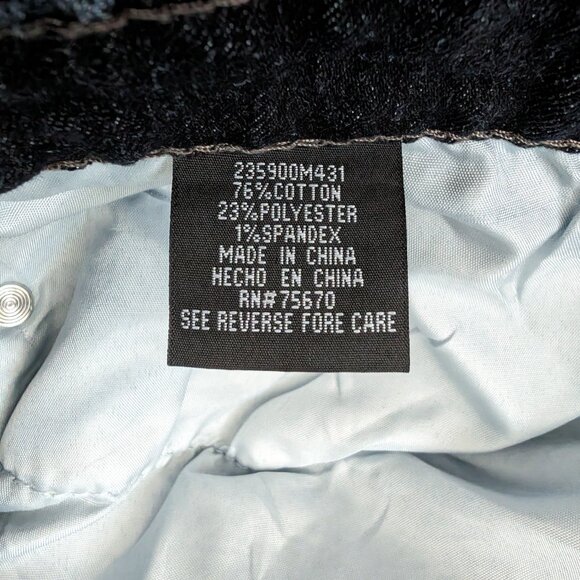 WXYZ Jeans Men's 36x32 (36x29.5) Nomad Slim Fit Black Pockets Zip Button‎ - Picture 11 of 16